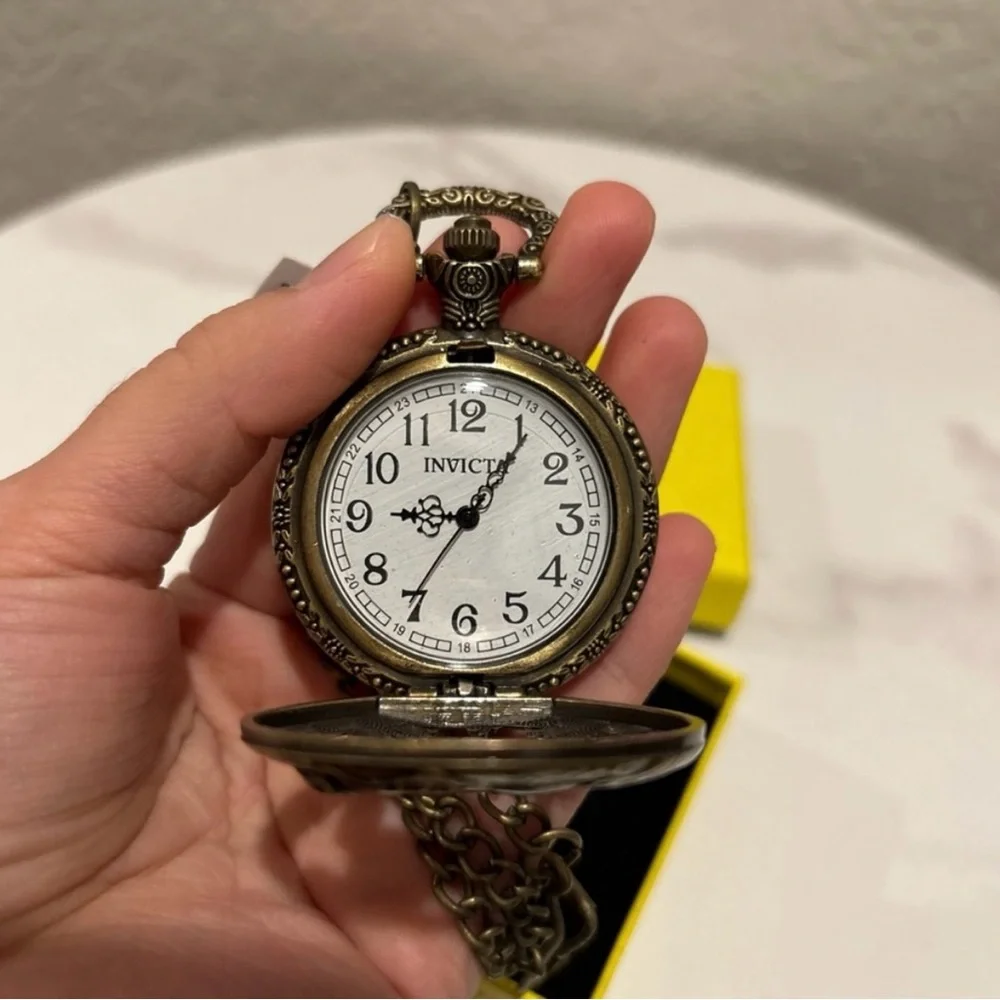 Invicta Equinox Pocket Watch - 47mm, Bronze NWT